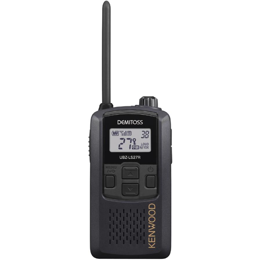 〔中古〕KENWOOD(ケンウッド)  〔展示品〕 中継器対応特定小電力トランシーバー UBZ-LS27RB ブラック 1台 |  | 01
