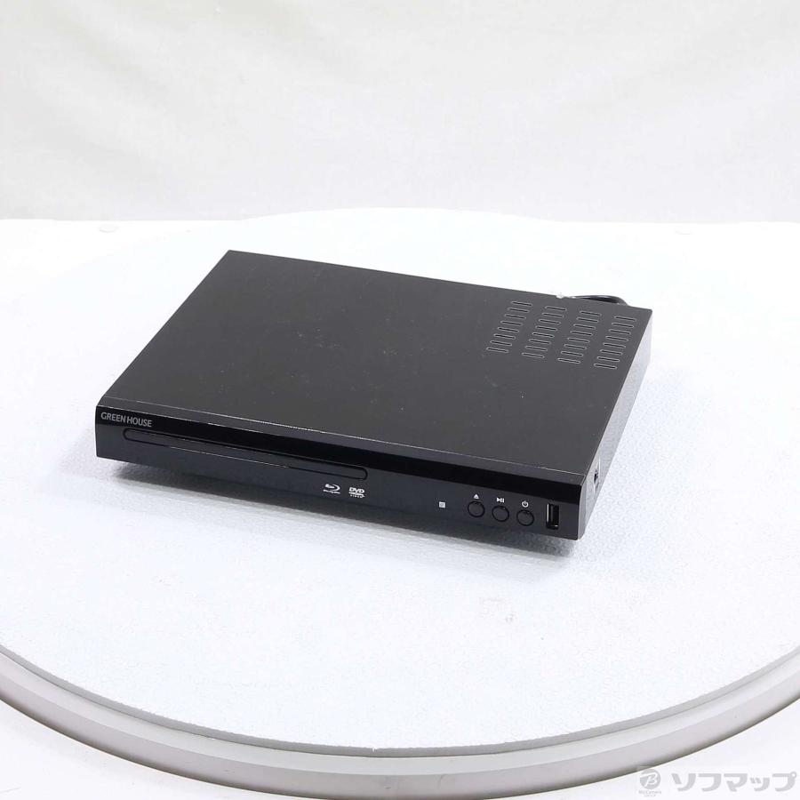 〔中古〕GREEN HOUSE(グリーンハウス)  〔中古品〕 ブルーレイディスクプレーヤー GH-BDP1D-BK | GREEN HOUSE（パソコン） | 01