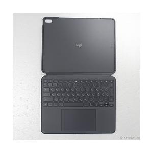 〔中古〕logicool(ロジクール)  Combo Touch Keyboard Case 10.2インチiPad用 iK1057BKA グラファイト | logicool