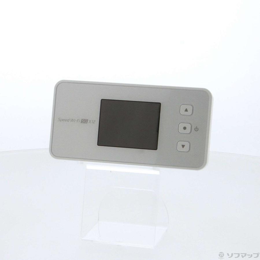 中古〕NEC(エヌイーシー) Speed Wi-Fi 5G X12 NAR03 アイスホワイト au