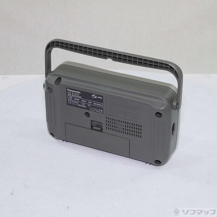〔中古〕Panasonic(パナソニック)  〔展示品〕 AM 1バンドラジオ シルバー R-2255-S | Panasonic | 03