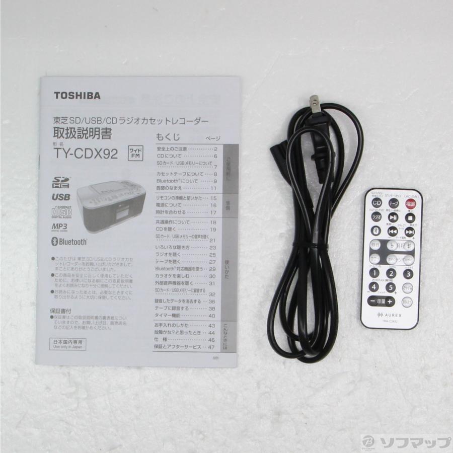 〔中古〕TOSHIBA(東芝)  〔展示品〕 AUREX TY-CDX92(S) | TOSHIBA | 05