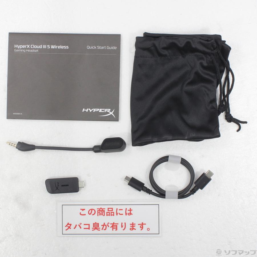 〔中古〕HYPERX  HyperX Cloud III S ワイヤレスゲーミングヘッドセット A59Z0AA ブラックレッド |  | 05