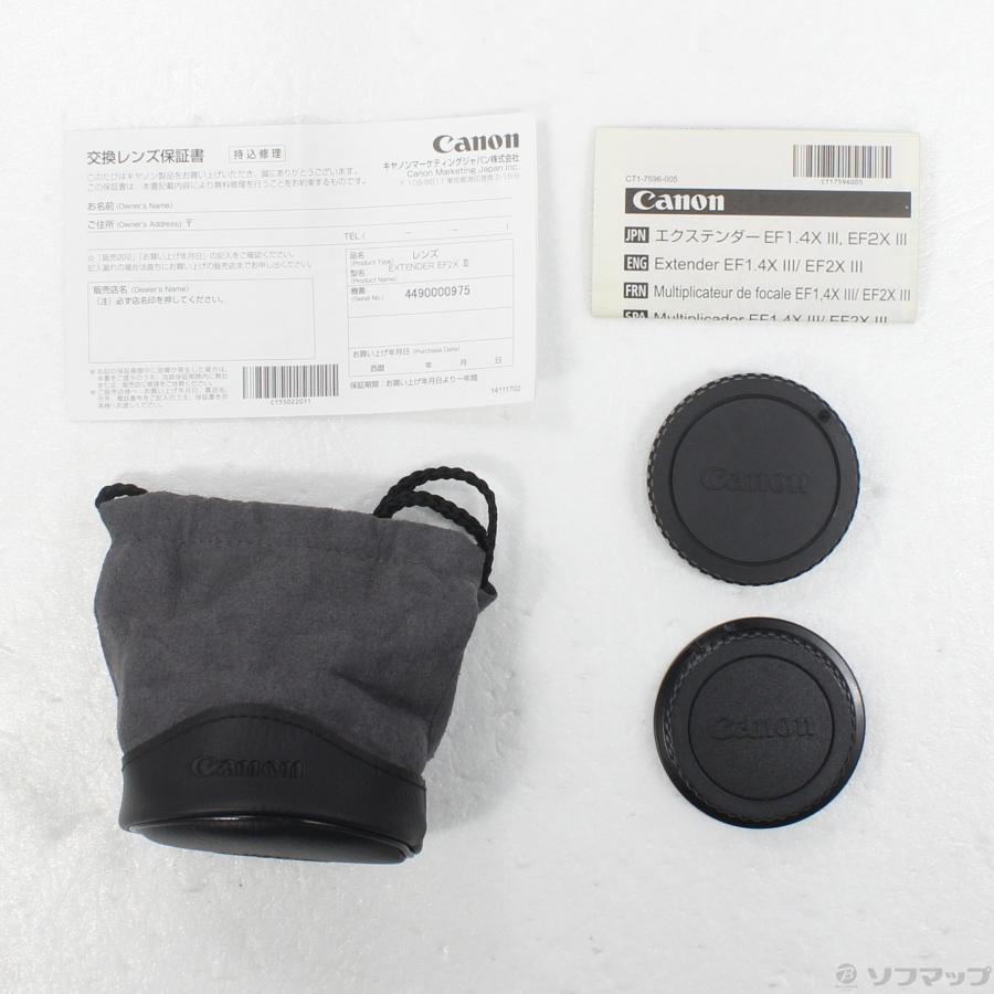〔中古〕Canon(キヤノン)  〔展示品〕 Canon EXTENDER EF 2xIII (レンズ) エクステンダー2×III | キヤノン | 05