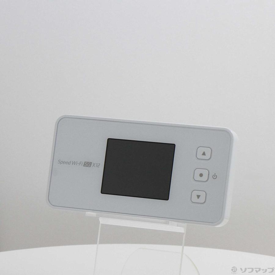 〔中古〕NEC(エヌイーシー)  Speed Wi-Fi 5G X12 NAR03 アイスホワイト au SIMフリー |  | 01
