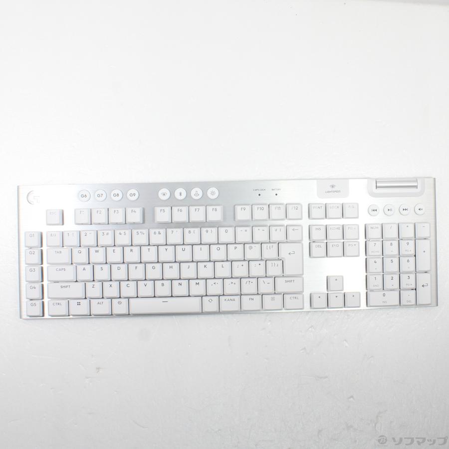 logicool（ロジクール） 〔中古〕 G915 X LIGHTSPEED ホワイト G915WLX