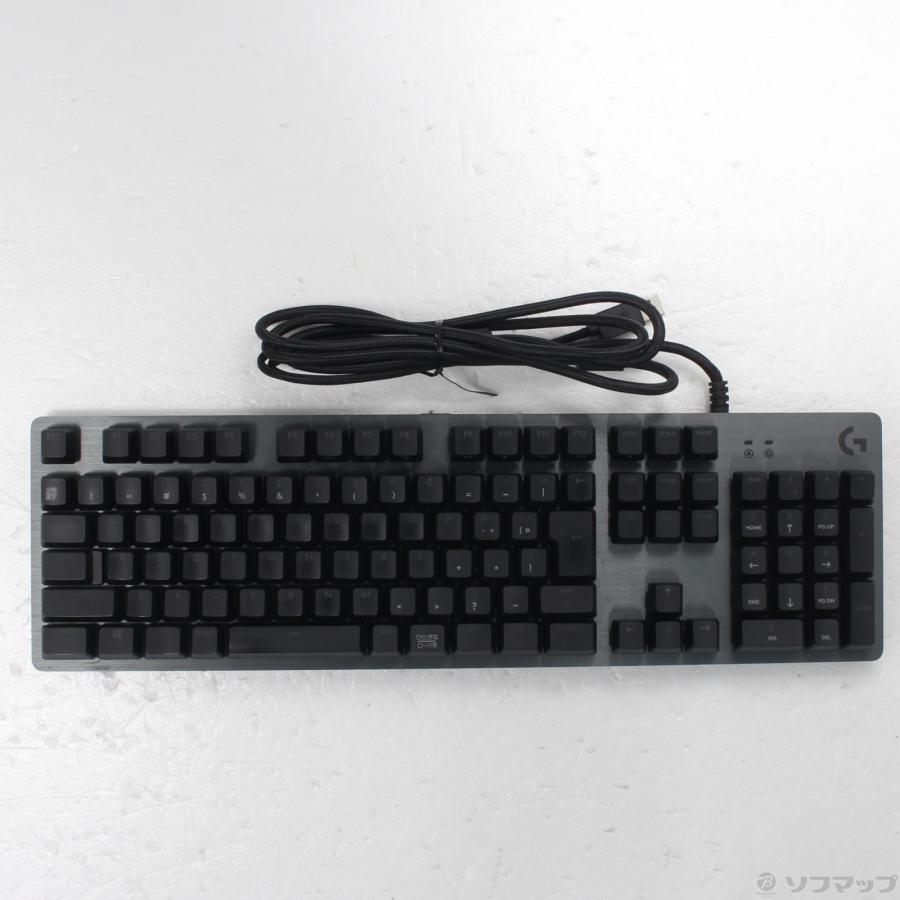 〔中古〕logicool(ロジクール)  G521 Carbon RGBメカニカルゲーミングキーボード リニア 赤軸 | logicool | 01