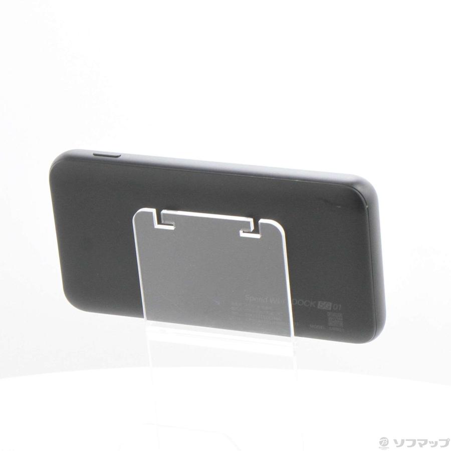 中古〕WIMAX Speed Wi-Fi DOCK 5G 01 CPS01SKU ブラック UQ mobile SIM
