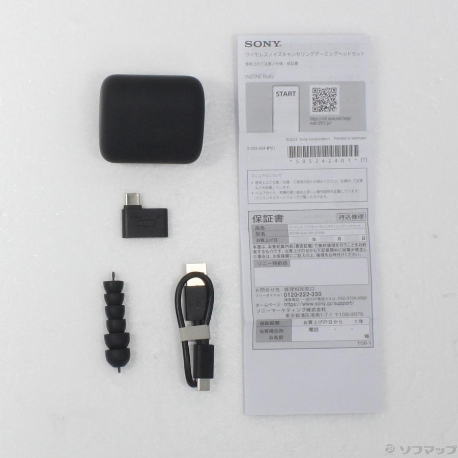 〔中古〕SONY(ソニー)  〔展示品〕 INZONE Buds ブラック WF-G700NBZ | SONY | 05