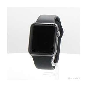 〔中古〕Apple(アップル)  Apple Watch Series 3 GPS 42mm スペースグレイアルミニウムケース ブラックスポーツバンド | Apple