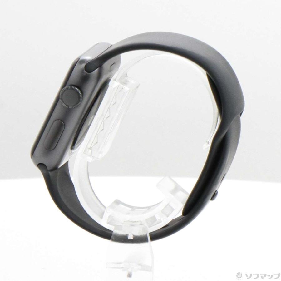 〔中古〕Apple(アップル)  Apple Watch Series 3 GPS 42mm スペースグレイアルミニウムケース ブラックスポーツバンド | Apple | 02