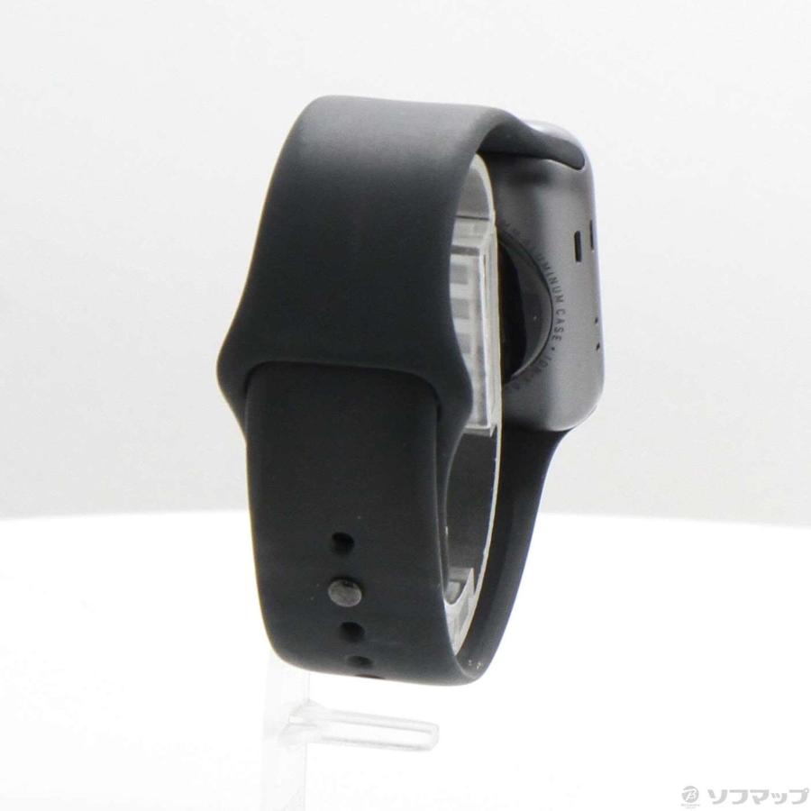 〔中古〕Apple(アップル)  Apple Watch Series 3 GPS 42mm スペースグレイアルミニウムケース ブラックスポーツバンド | Apple | 03
