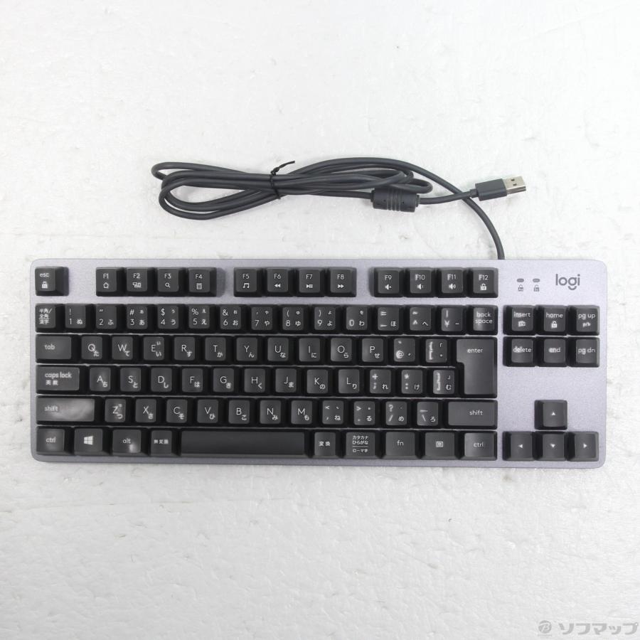 〔中古〕logicool(ロジクール)  K835 グラファイト K835GPB 青軸 | logicool | 01