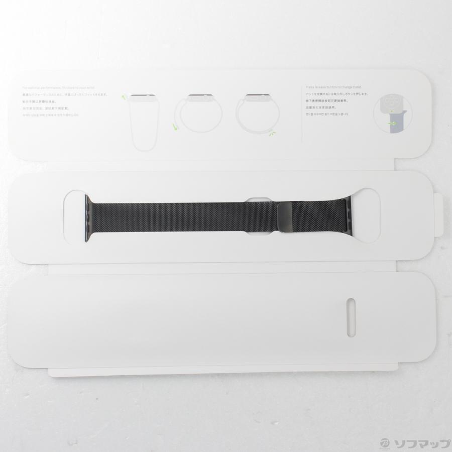 〔中古〕Apple(アップル)  〔展示品〕 38mmケース用スペースブラックミラネーゼループ | Apple | 01