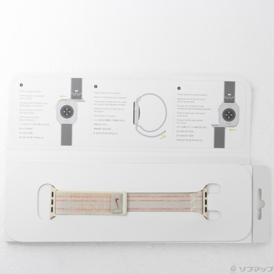 〔中古〕Apple(アップル)  〔展示品〕 42mmケース用 スターライト／ピンクNikeスポーツループ MYJC3FE／A | Apple | 01