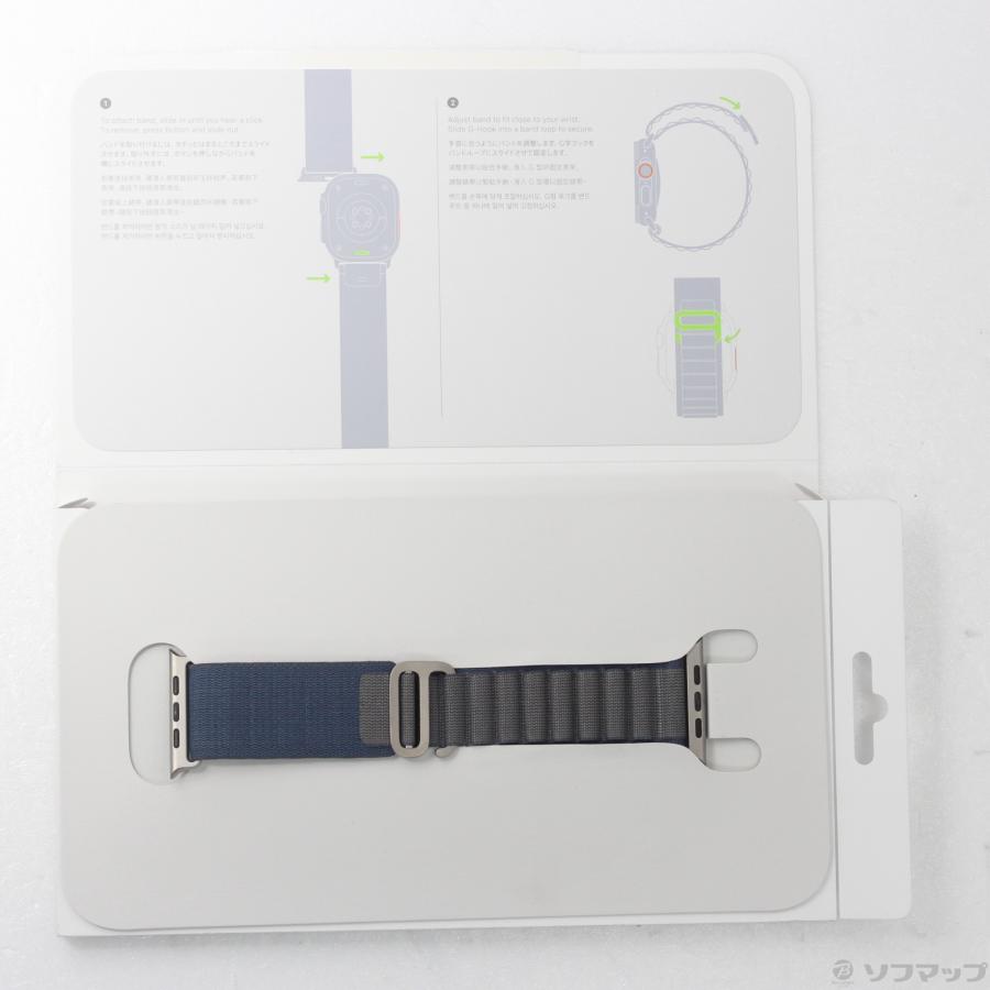 〔中古〕Apple(アップル)  〔展示品〕 49mmケース用ブルーアルパインループ Sサイズ MT5J3FE／A | Apple | 01