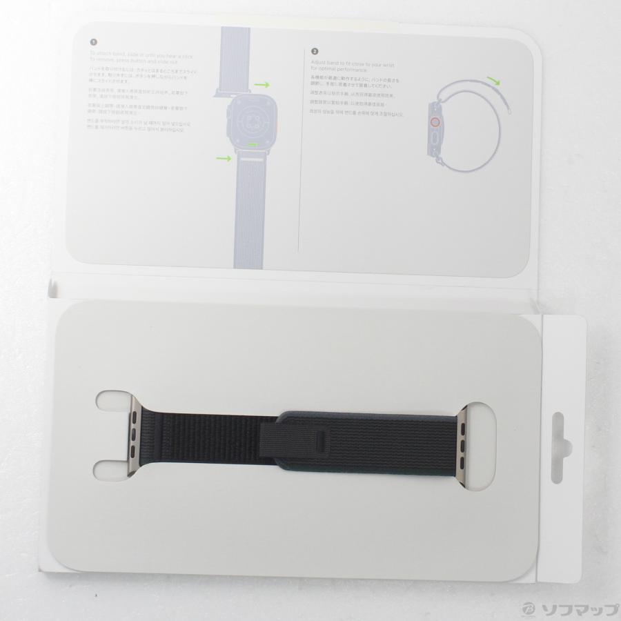 〔中古〕Apple(アップル)  〔展示品〕 49mmケース用 ブルー／ブラックトレイルループ S／M | Apple | 01