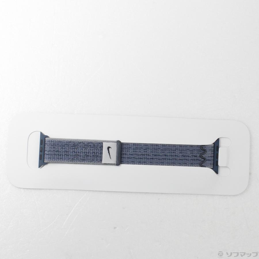 〔中古〕Apple(アップル)  〔展示品〕 46mmケース用グレー／ブルーNikeスポーツループ MXU13FE／A | Apple | 01
