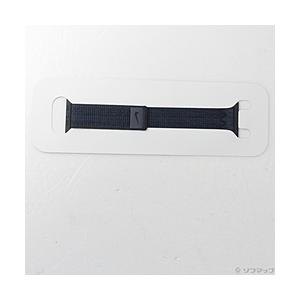 〔中古〕Apple(アップル)  〔展示品〕 46mmケース用ブラック／ブルーNikeスポーツループ MYJD3FE／A | Apple