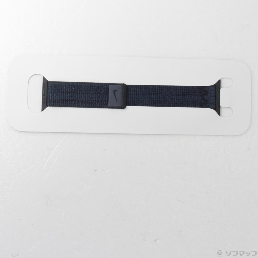 〔中古〕Apple(アップル)  〔展示品〕 46mmケース用ブラック／ブルーNikeスポーツループ MYJD3FE／A | Apple | 01