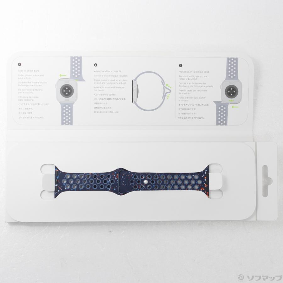 〔中古〕Apple(アップル)  〔展示品〕 42mmケース用ブルーリボンNikeスポーツバンド MGAV4FE／A | Apple | 01