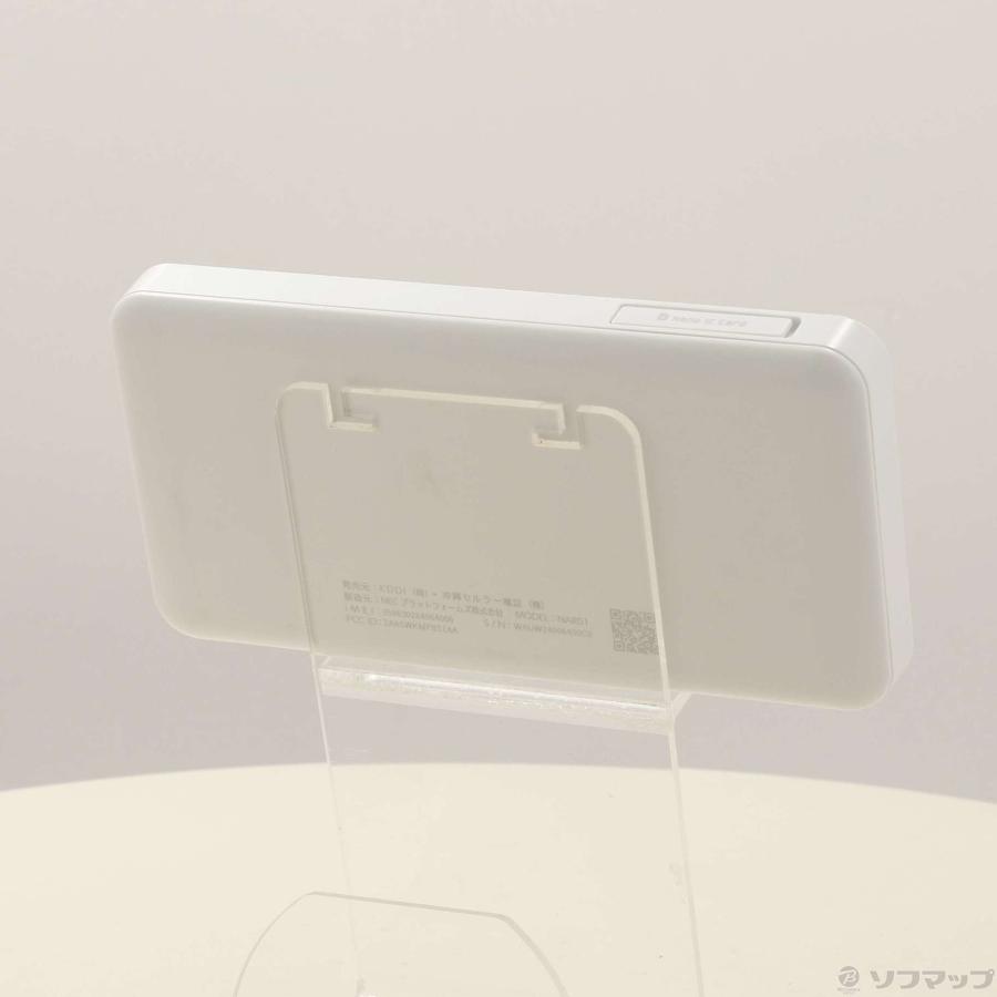 〔中古〕NEC(エヌイーシー)  Speed Wi-Fi 5G X11 NAR01SWU スノーホワイト WiMAX |  | 03