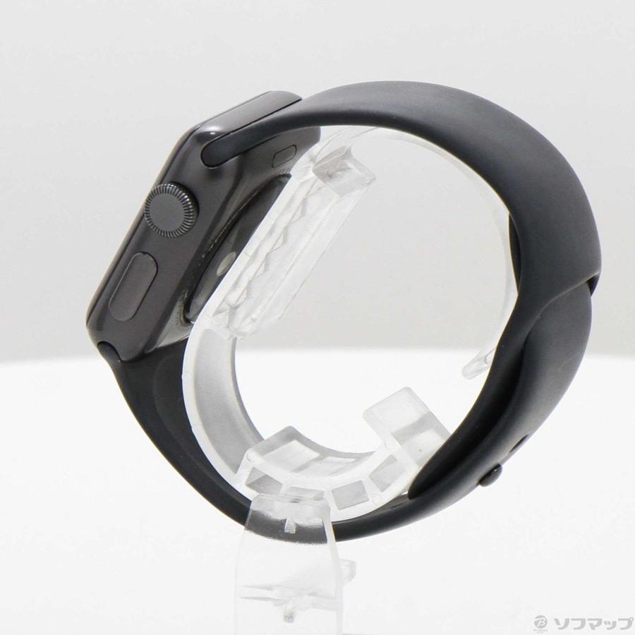 〔中古〕Apple(アップル)  Apple Watch Series 3 GPS 38mm スペースグレイアルミニウムケース ブラックスポーツバンド | Apple | 02
