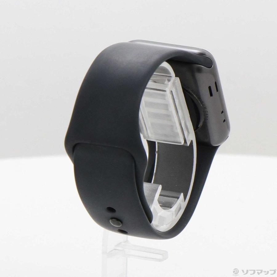 〔中古〕Apple(アップル)  Apple Watch Series 3 GPS 38mm スペースグレイアルミニウムケース ブラックスポーツバンド | Apple | 03