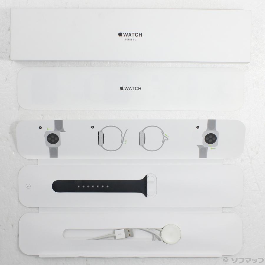 〔中古〕Apple(アップル)  Apple Watch Series 3 GPS 38mm スペースグレイアルミニウムケース ブラックスポーツバンド | Apple | 05
