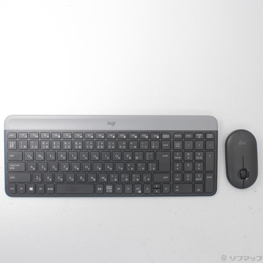 〔中古〕logicool(ロジクール)  Slim Combo MK470 キーボード＆マウスセット グラファイト MK470GR | logicool | 01