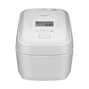 〔中古〕HITACHI(日立)  〔展示品〕 炊飯ジャー 圧力＆スチーム ふっくら御膳 フロストホワイト RZ-V100JM-W ［5.5合 ／圧力IH］ | 日立