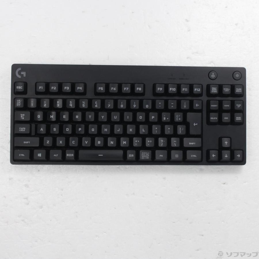 〔中古〕logicool(ロジクール)  PRO テンキーレス メカニカル ゲーミング キーボード G-PKB-001 ブラック 赤軸 | logicool | 01