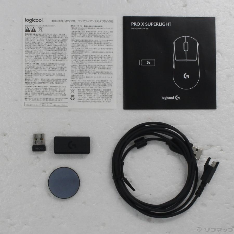 〔中古〕logicool(ロジクール)  PRO X SUPERLIGHT ブラック | logicool | 05