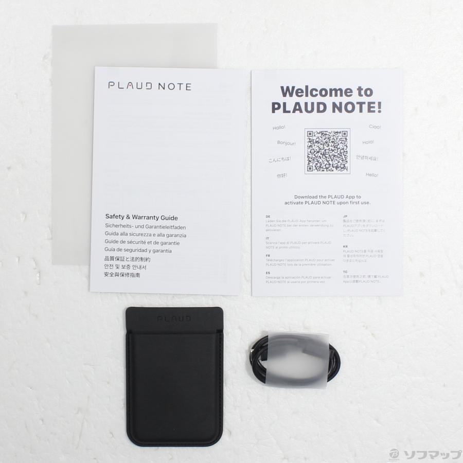 〔中古〕その他  AIボイスレコーダー PLAUD NOTE ブラック |  | 05