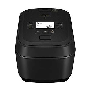 〔中古〕HITACHI(日立)  〔展示品〕 炊飯器 圧力＆スチーム　ふっくら御膳 漆黒(しっこく) RZ-W100JM ［5.5合 ／圧力IH］ | 日立