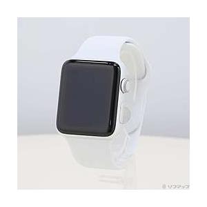 〔中古〕Apple(アップル)  Apple Watch Series 3 GPS 42mm シルバーアルミニウムケース ホワイトスポーツバンド | Apple