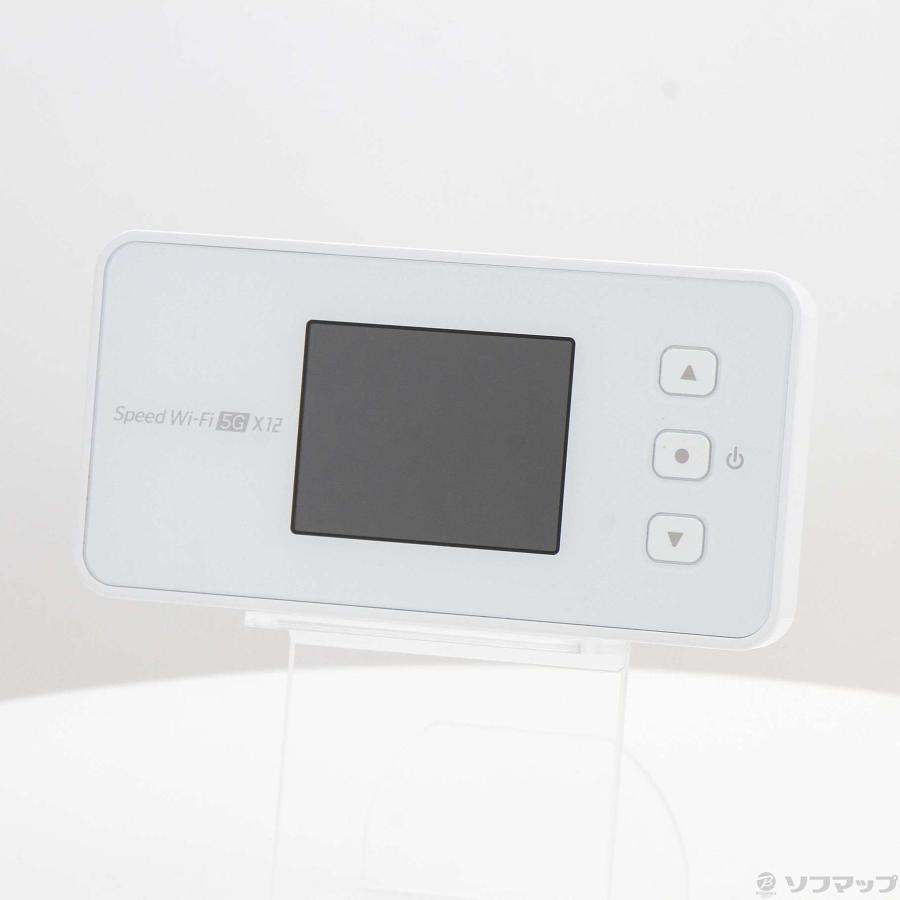 〔中古〕NEC(エヌイーシー)  Speed Wi-Fi 5G X12 NAR03 アイスホワイト au SIMフリー |  | 01