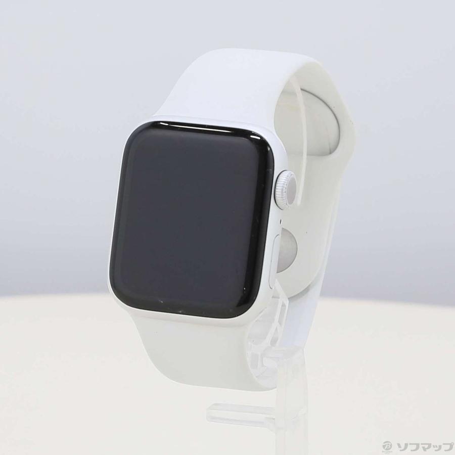 〔中古〕Apple(アップル)  Apple Watch Series 5 GPS 40mm シルバーアルミニウムケース ホワイトスポーツバンド | Apple | 01
