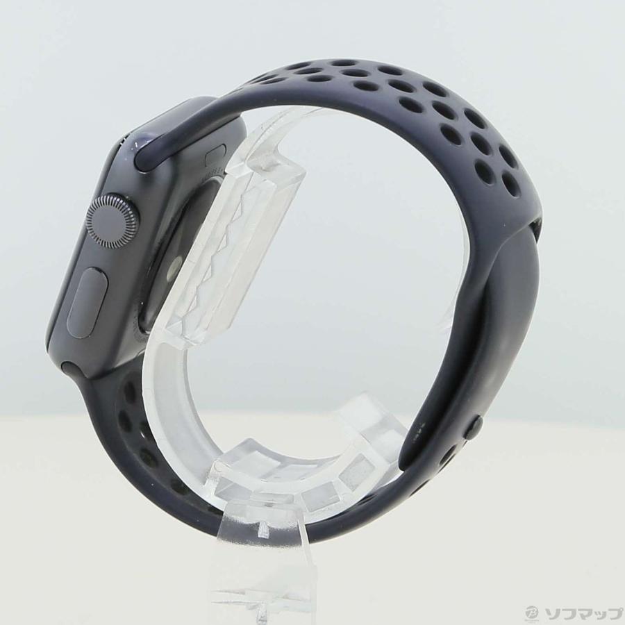 〔中古〕Apple(アップル)  Apple Watch Series 3 Nike+ GPS 38mm スペースグレイアルミニウムケース アンスラサイト／ブラックNikeスポーツバンド | Apple | 02