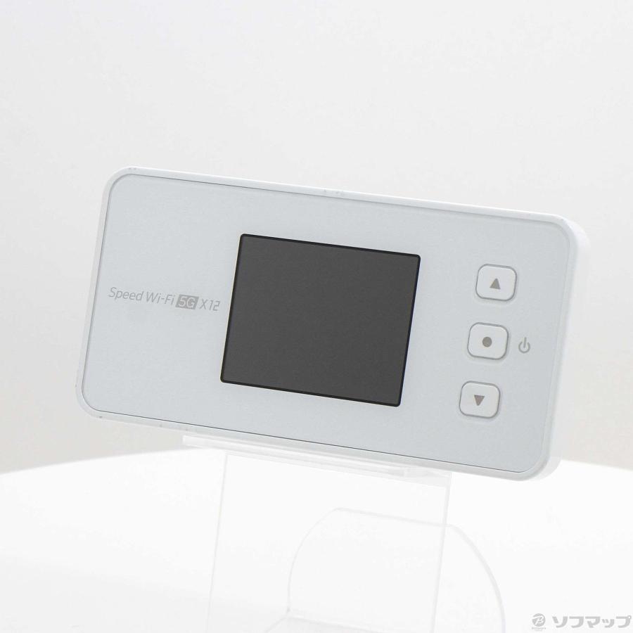 〔中古〕NEC(エヌイーシー)  Speed Wi-Fi 5G X12 NAR03 アイスホワイト au SIMフリー |  | 01