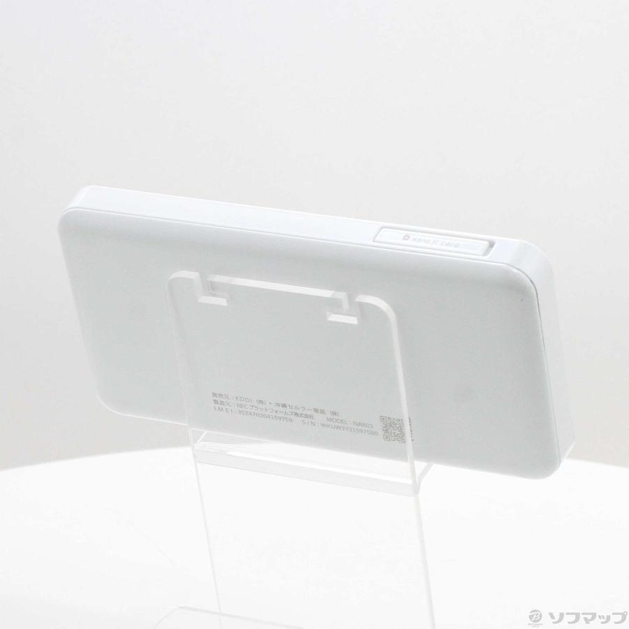 〔中古〕NEC(エヌイーシー)  Speed Wi-Fi 5G X12 NAR03 アイスホワイト au SIMフリー |  | 03