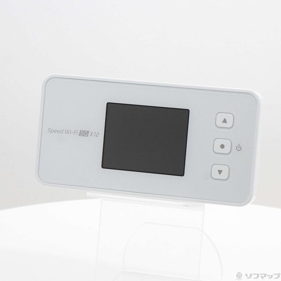 〔中古〕NEC(エヌイーシー)  Speed Wi-Fi 5G X12 NAR03 アイスホワイト au SIMフリー |  | 01