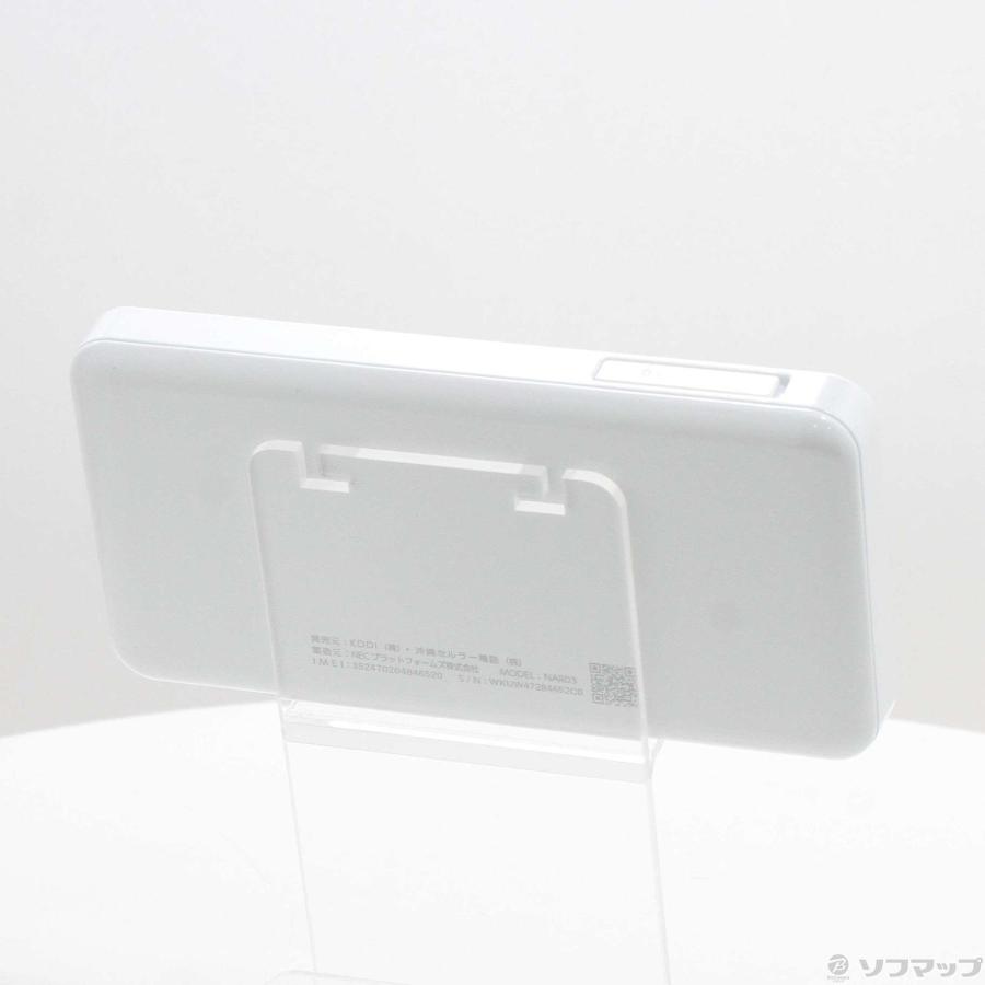 〔中古〕NEC(エヌイーシー)  Speed Wi-Fi 5G X12 NAR03 アイスホワイト au SIMフリー |  | 03