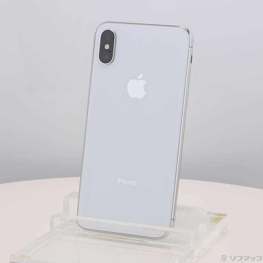 〔中古〕Apple(アップル)  iPhoneX 256GB シルバー MQC22J／A SIMフリー | Apple | 01