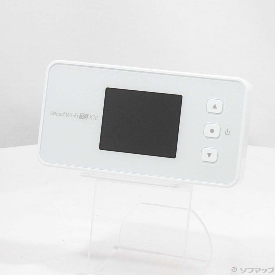 〔中古〕NEC(エヌイーシー)  〔中古品〕 Speed Wi-Fi 5G X12 NAR03SWU アイスホワイト SIMフリー |  | 01