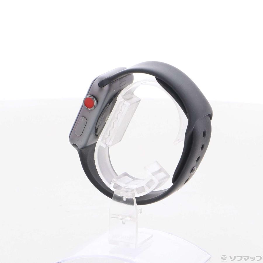 〔中古〕Apple(アップル)  Apple Watch Series 3 GPS + Cellular 42mm スペースグレイアルミニウムケース ブラックスポーツバンド | Apple | 02