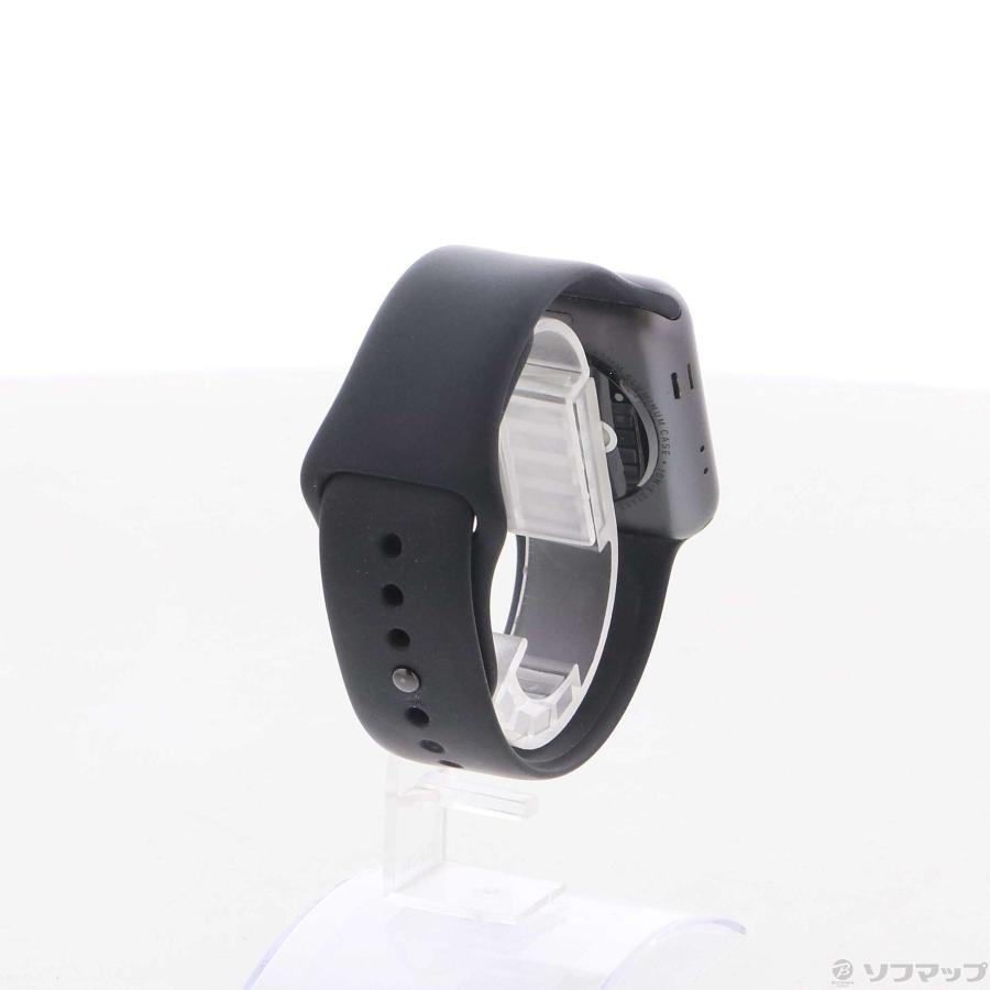 〔中古〕Apple(アップル)  Apple Watch Series 3 GPS + Cellular 42mm スペースグレイアルミニウムケース ブラックスポーツバンド | Apple | 03