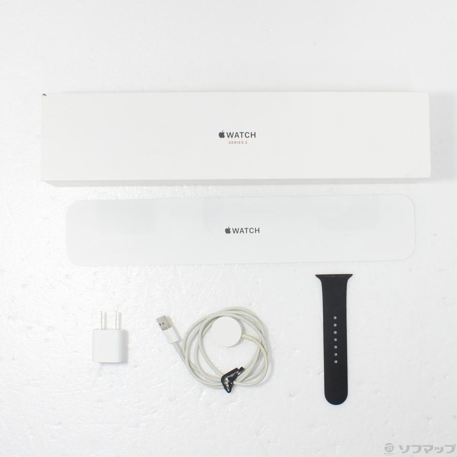 〔中古〕Apple(アップル)  Apple Watch Series 3 GPS + Cellular 42mm スペースグレイアルミニウムケース ブラックスポーツバンド | Apple | 05