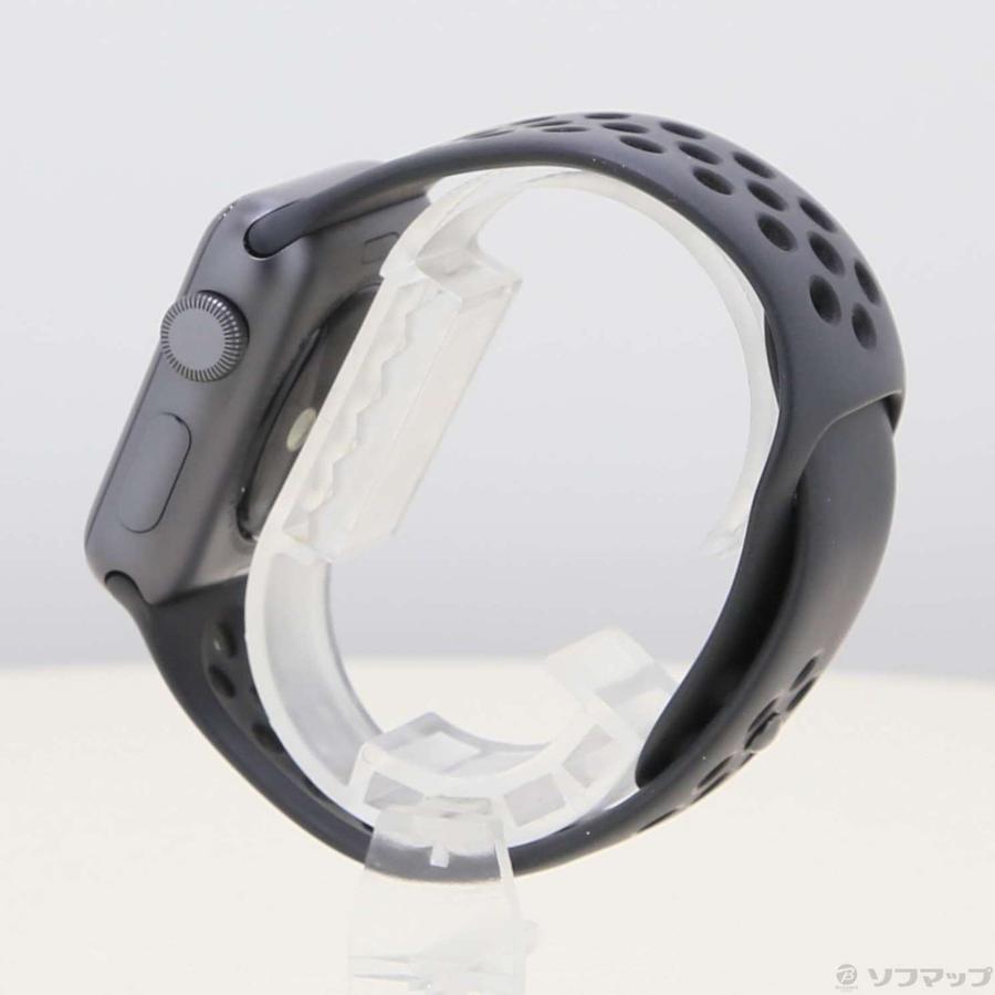 〔中古〕Apple(アップル)  Apple Watch Series 3 Nike+ GPS 38mm スペースグレイアルミニウムケース アンスラサイト／ブラックNikeスポーツバンド | Apple | 02