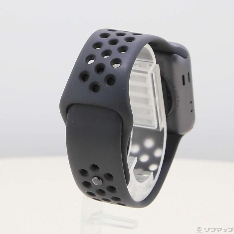 〔中古〕Apple(アップル)  Apple Watch Series 3 Nike+ GPS 38mm スペースグレイアルミニウムケース アンスラサイト／ブラックNikeスポーツバンド | Apple | 03